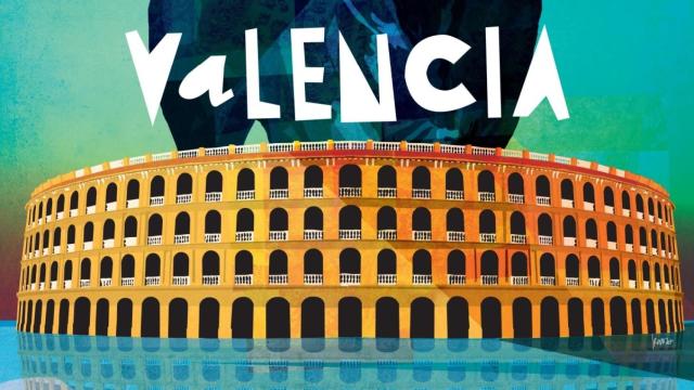 Cartel oficial de la Feria de Julio de Valencia.