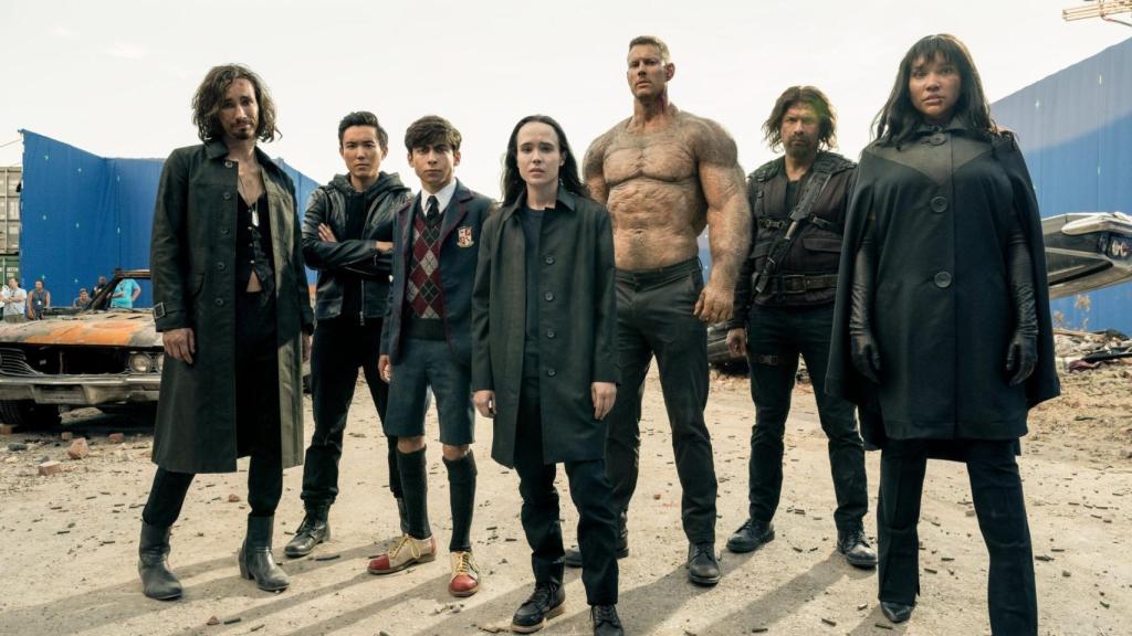Los protagonistas de 'The Umbrella Academy'.