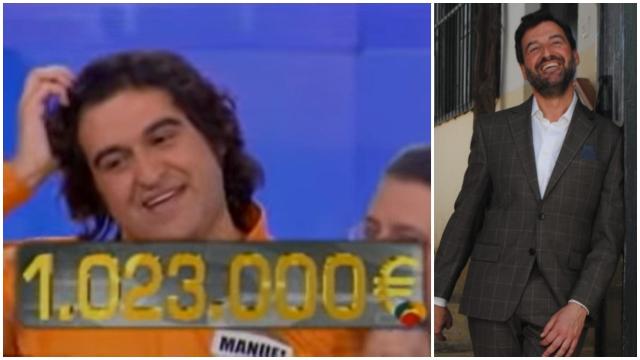 Manolo Romero, cuando ganó el bote de Pasapalabra.