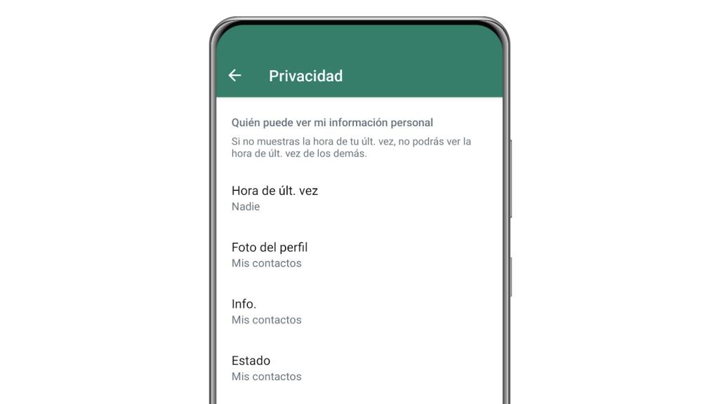 Privacidad WhatsApp