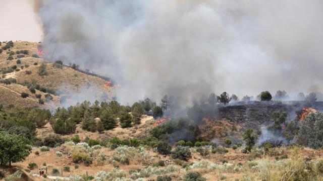 Incendiada una finca en las inmediaciones de Puy du Fou