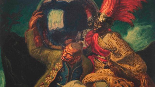 Josep M. Sert: 'El tiovivo', 1916 (detalle). De la serie 'Los recuerdos maravillosos'