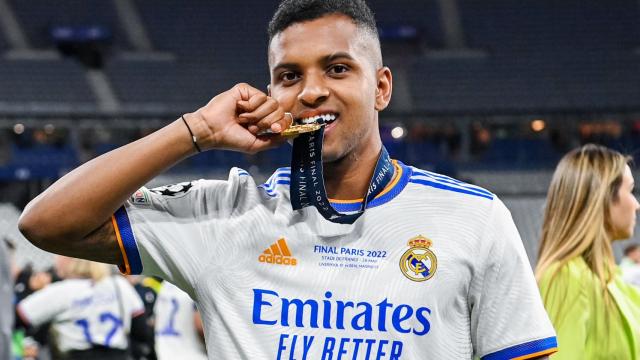 Rodrygo Goes muerde la medalla de La Decimocuarta