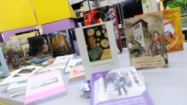 Algunos de los libros de editoriales de Castilla-La Mancha que serán distribuidos entre las bibliotecas de la región.