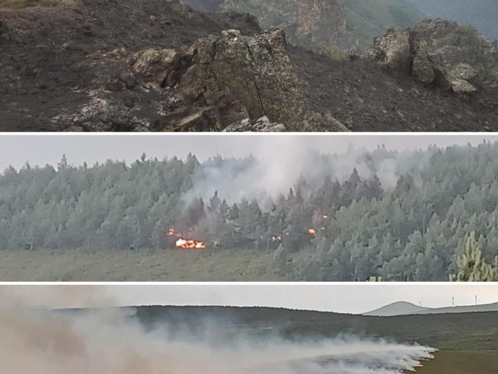 Los Bomberos luchan contra varios fuegos en Castilla y León
