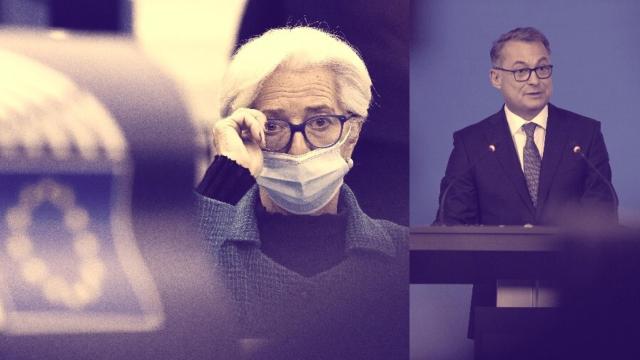 Christine Lagarde y Joachim Nagel.