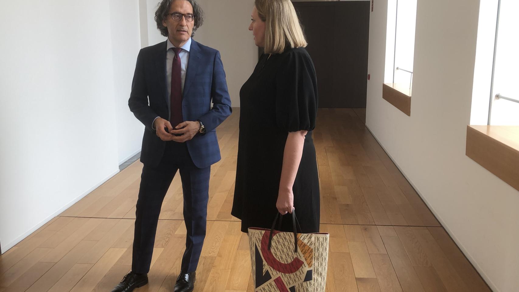 Encuentro entre la consejera de Familia, Isabel Blanco, y el Fiscal Superior de Castilla y León