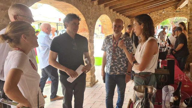 Francesc Colomer en la Mostra de Vins Singulars.