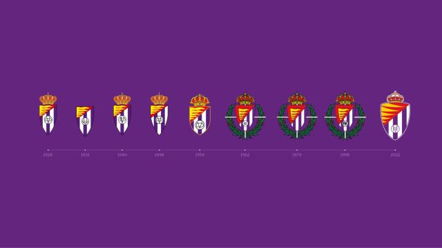 Historia del escudo del Real Valladolid