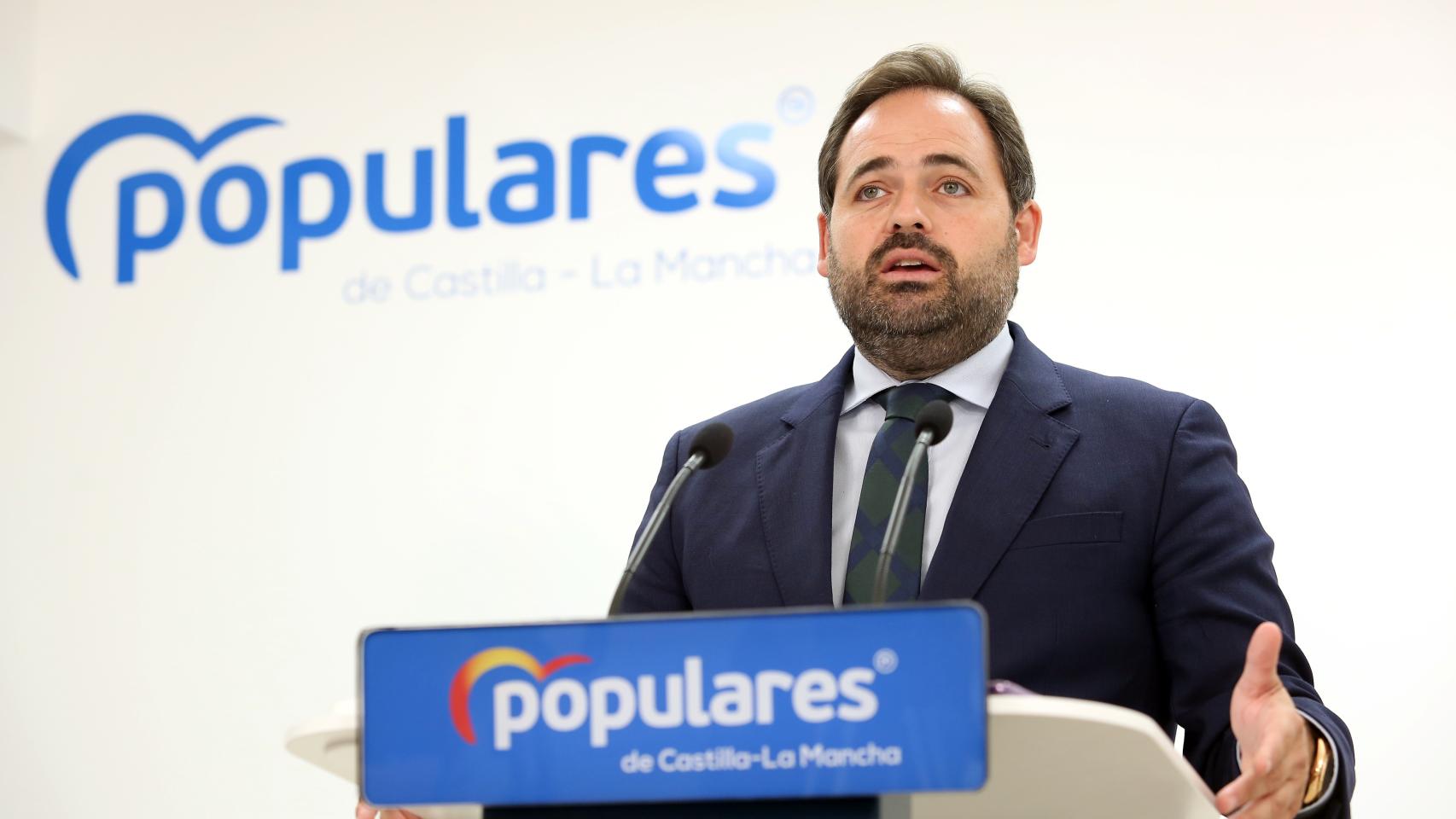 Paco Núñez este lunes en rueda de prensa.