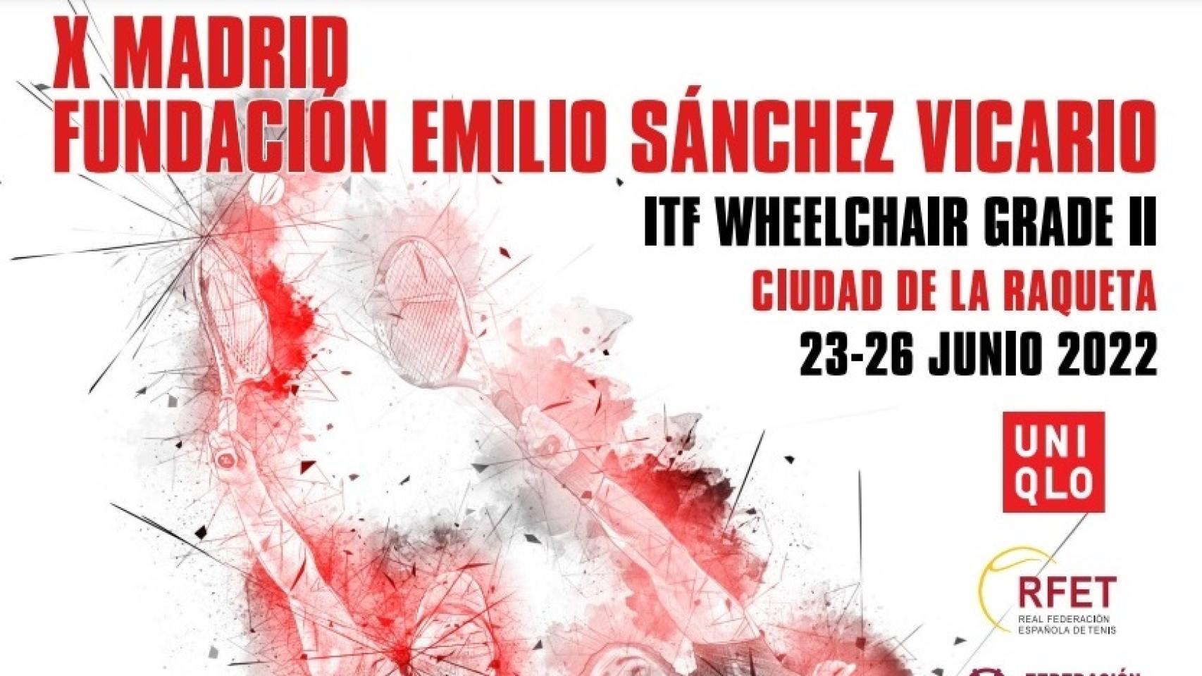 El X Madrid Fundación Emilio Sánchez Vicario, ITF Wheelchair Grado II, se celebra este jueves en Madrid