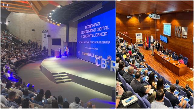 Agentes en plenos cursos de formación en ciberseguridad.