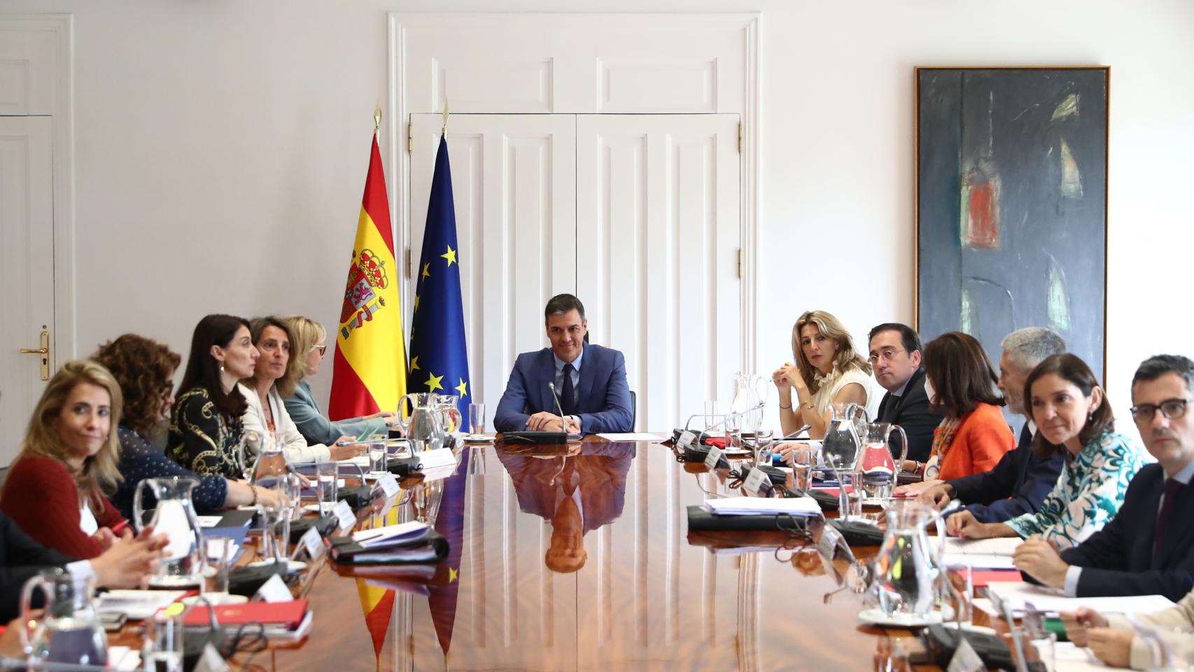 Imagen del Consejo de Ministros celebrado este martes.