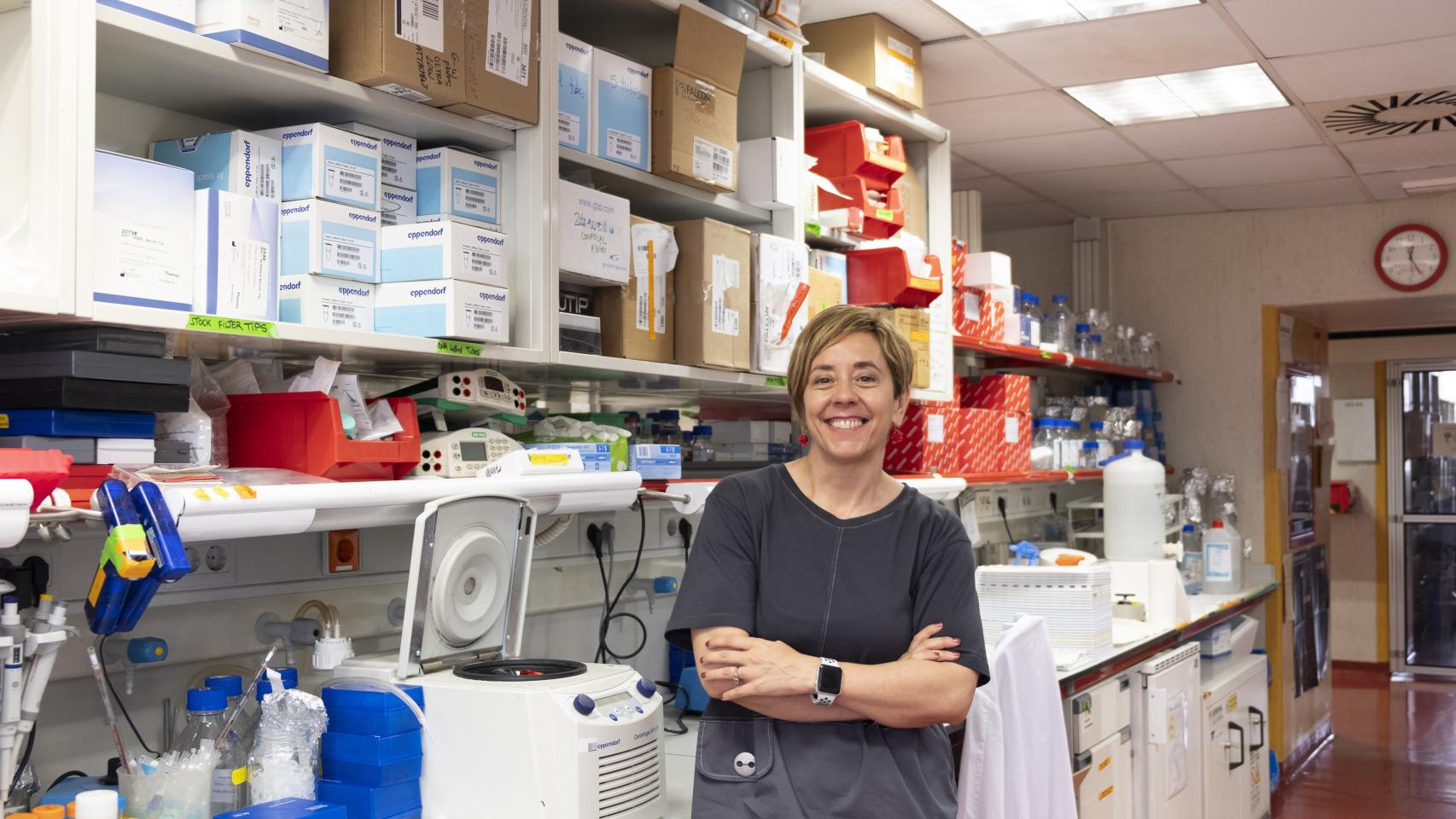 Marisol Soengas en el laboratorio.