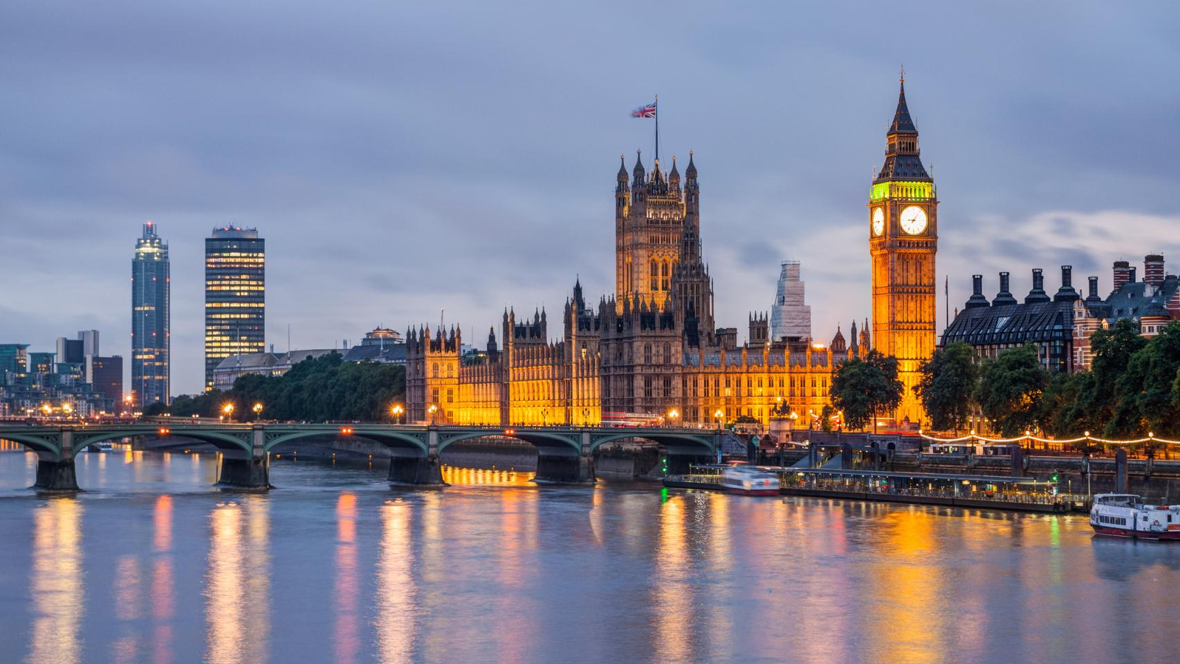 Una foto del centro de Londres.
