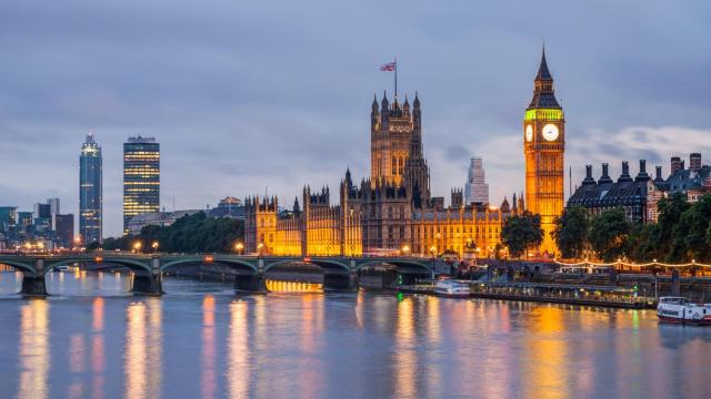 Una foto del centro de Londres.