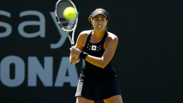 Garbiñe Muguruza, durante el torneo de Eastbourne.