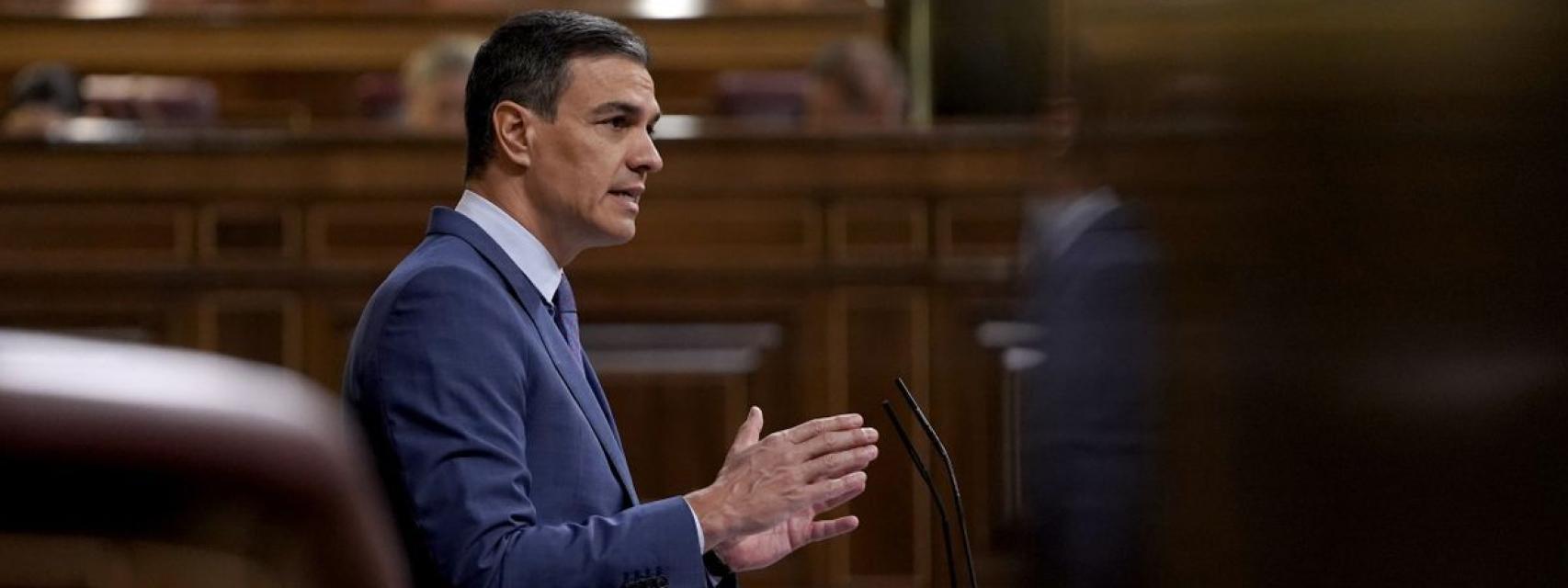 Pedro Sánchez en el Congreso.