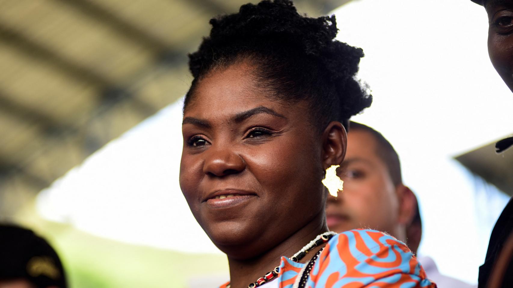 Francia Márquez, la primera vicepresidenta negra de Colombia.