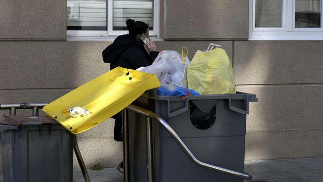 Residuos urbanos en Galicia.