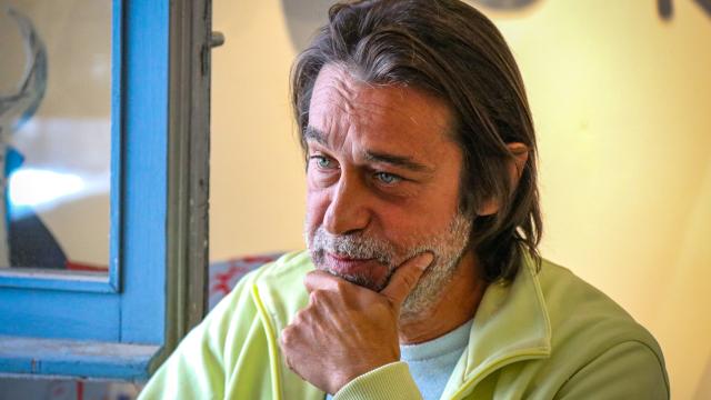 Jordi Mollà durante una entrevista en la GÄRNA ART GALLERY, en el madrileño barrio de Salamanca