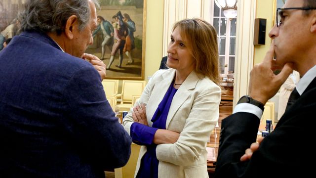 La consejera de Educación, Rocío Lucas, en Madrid