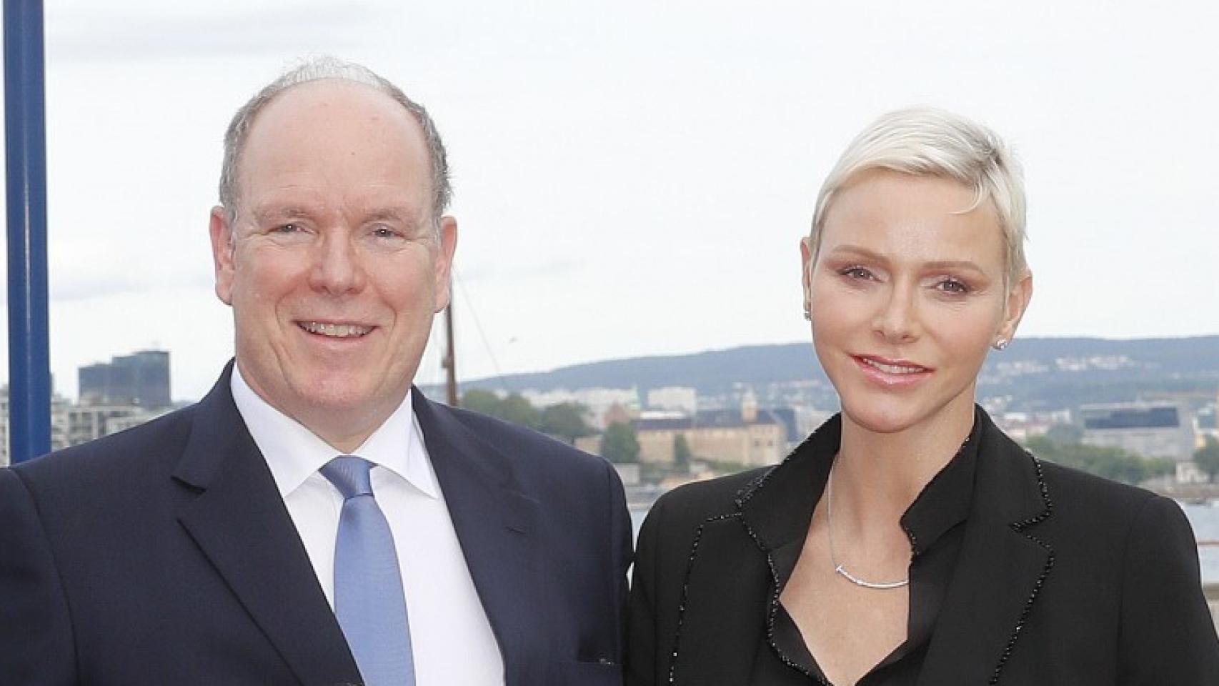 Alberto de Mónaco y Charlene, en Oslo.
