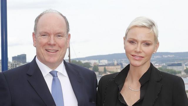 Alberto de Mónaco y Charlene, en Oslo.