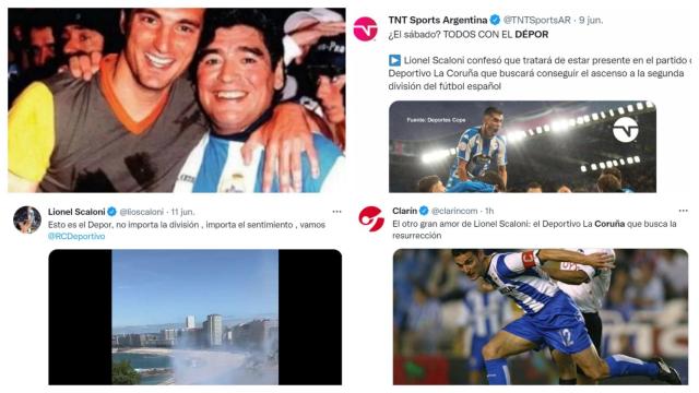 Argentina se contagia del amor por el Dépor de Lionel Scaloni