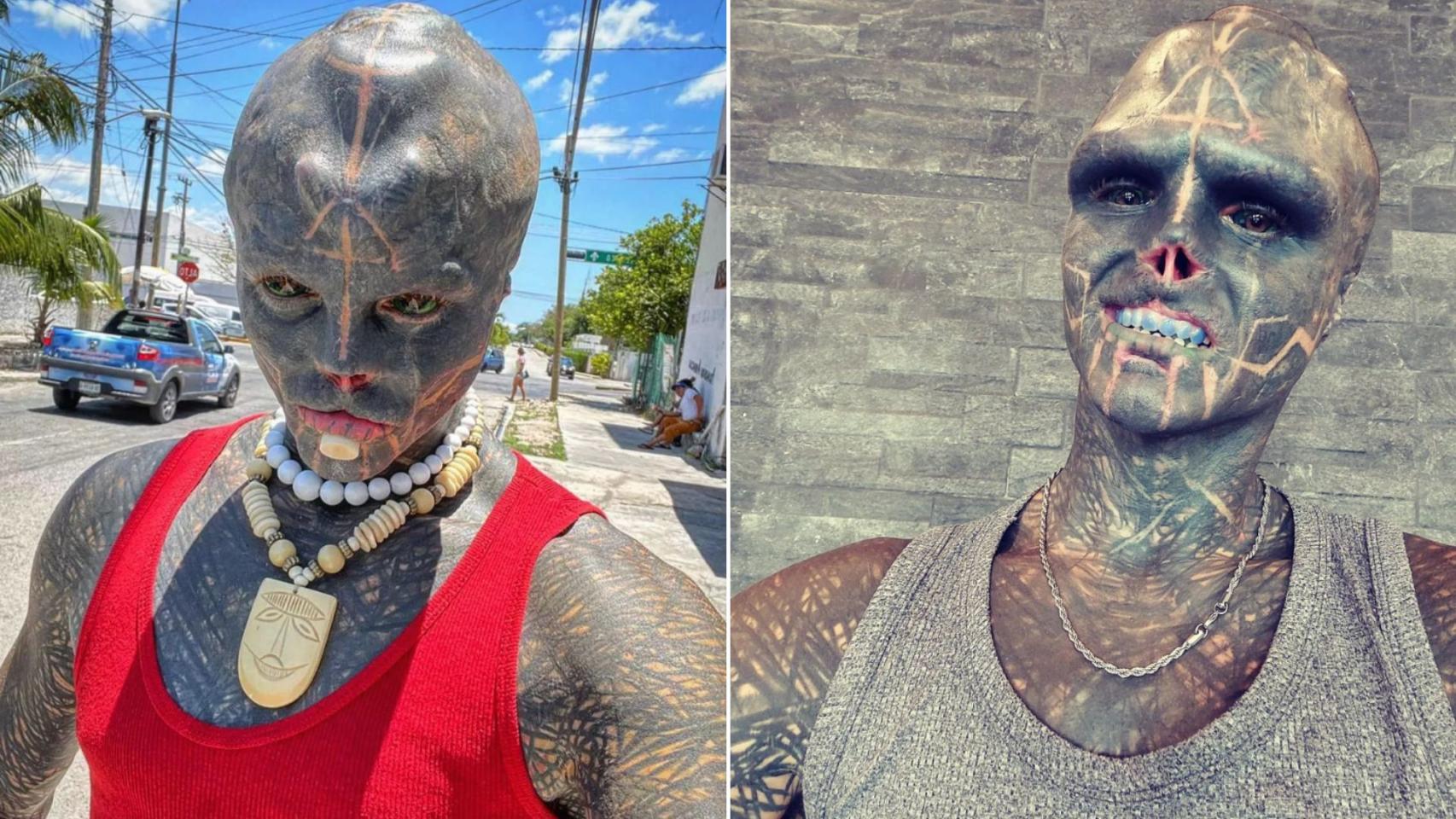 El tatuador Black Alien.