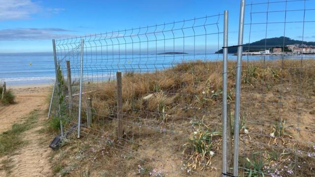 Nigrán blinda las dunas de las playas para la celebración de San Juan
