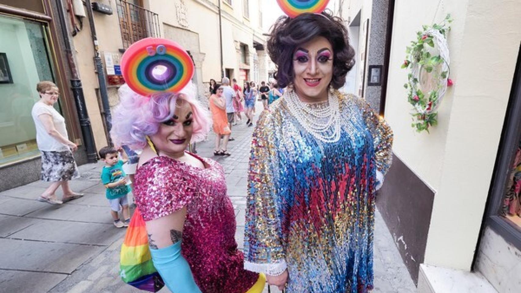 Manifestación del colectivo LGTBI en Valladolid