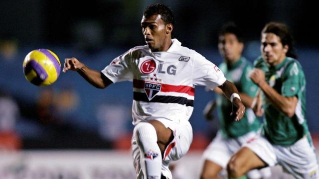 Richarlyson, durante un partido con Sao Paulo.