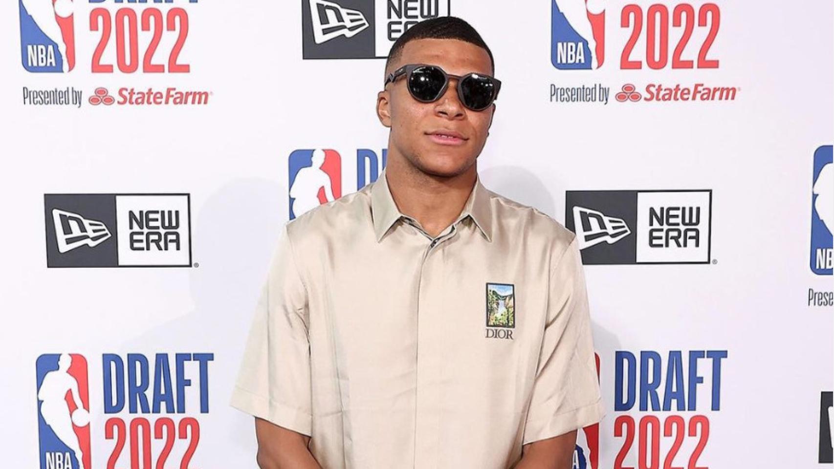 Mbappé, en el Draft de la NBA