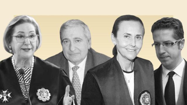 De izquierda a derecha: Teresa Gisbert, Antonio Ferrer, Pilar de la Oliva y Vicente Torres.