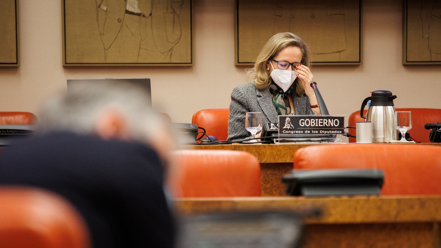 La vicepresidenta económica, Nadia Calviño.