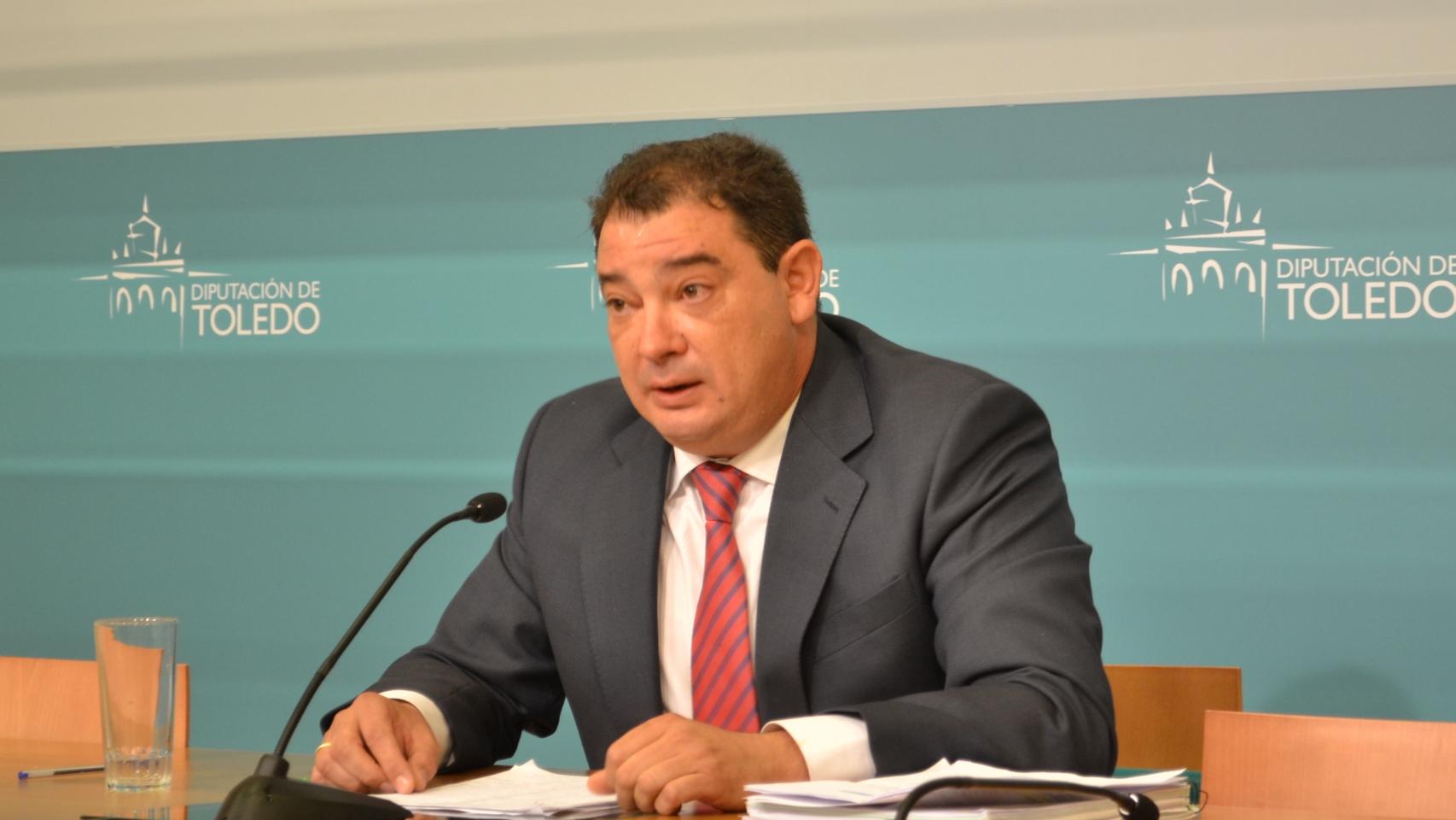 Manuel Fernández, portavoz del PP en la Diputación de Toledo.