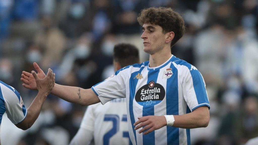 Noel López, cuando jugaba en el Deportivo.