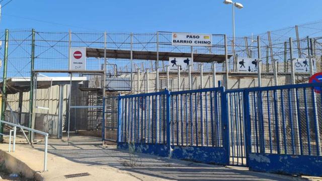 Frontera de Melilla en uno de los accesos donde se produjo la avalancha.