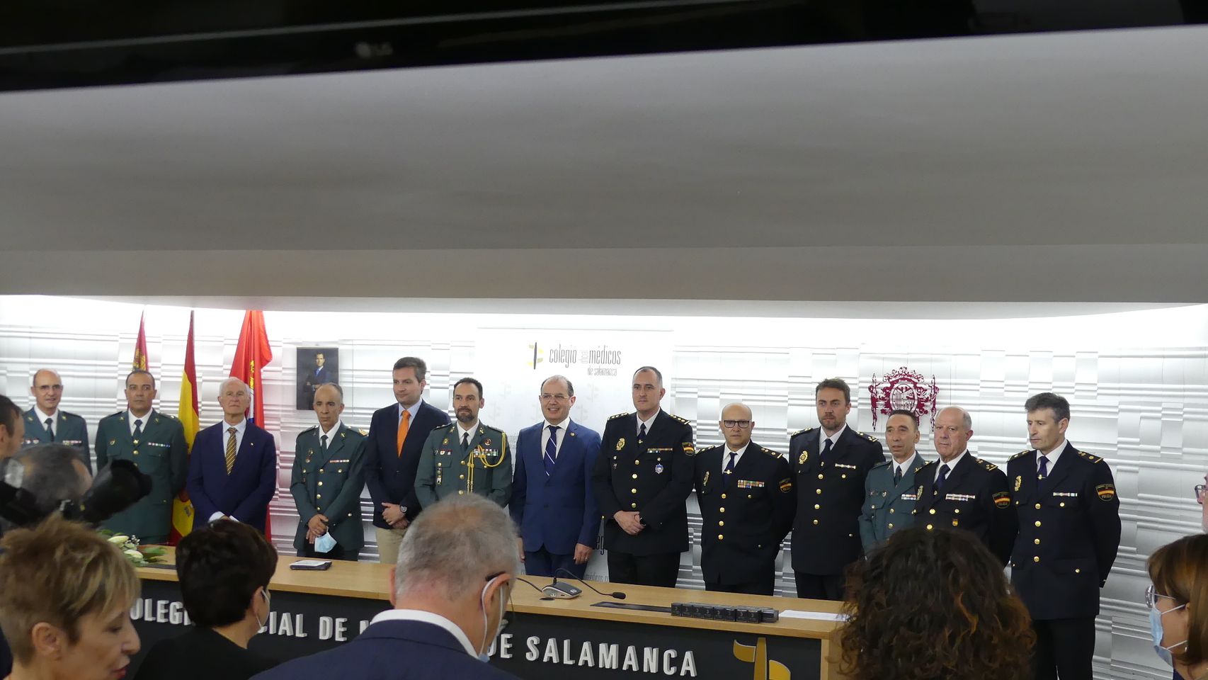 Acto celebrado en el Colegio de Médicos de Salamanca