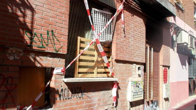 Una de las viviendas ocupadas ilegalmente