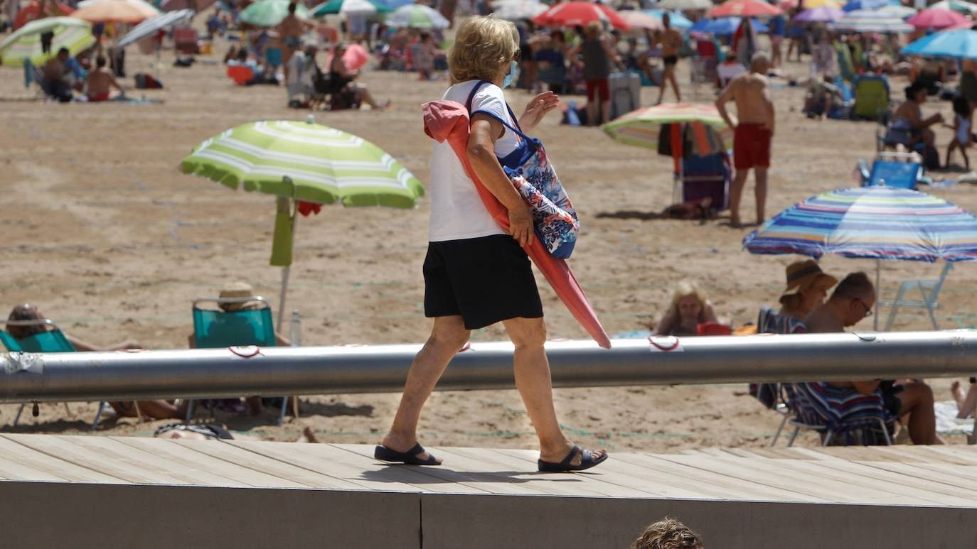 Playa de Levante de Benidorm, en imagen de archivo.