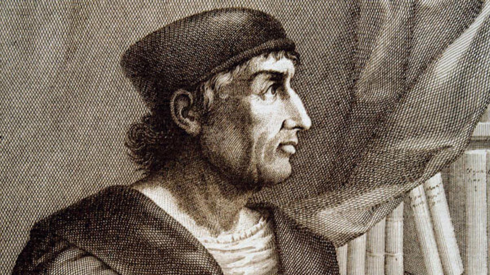 Grabado de Antonio de Nebrija