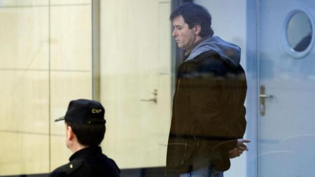 El etarra Gorka Martínez, durante su juicio en 2014.