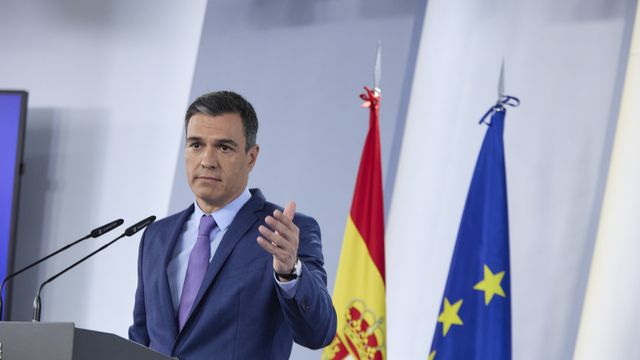 El presidente del Gobierno de España , Pedro Sánchez
