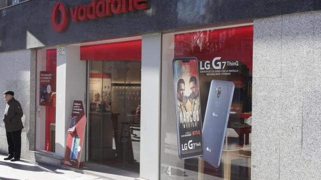 Imagen de una tienda de Vodafone.