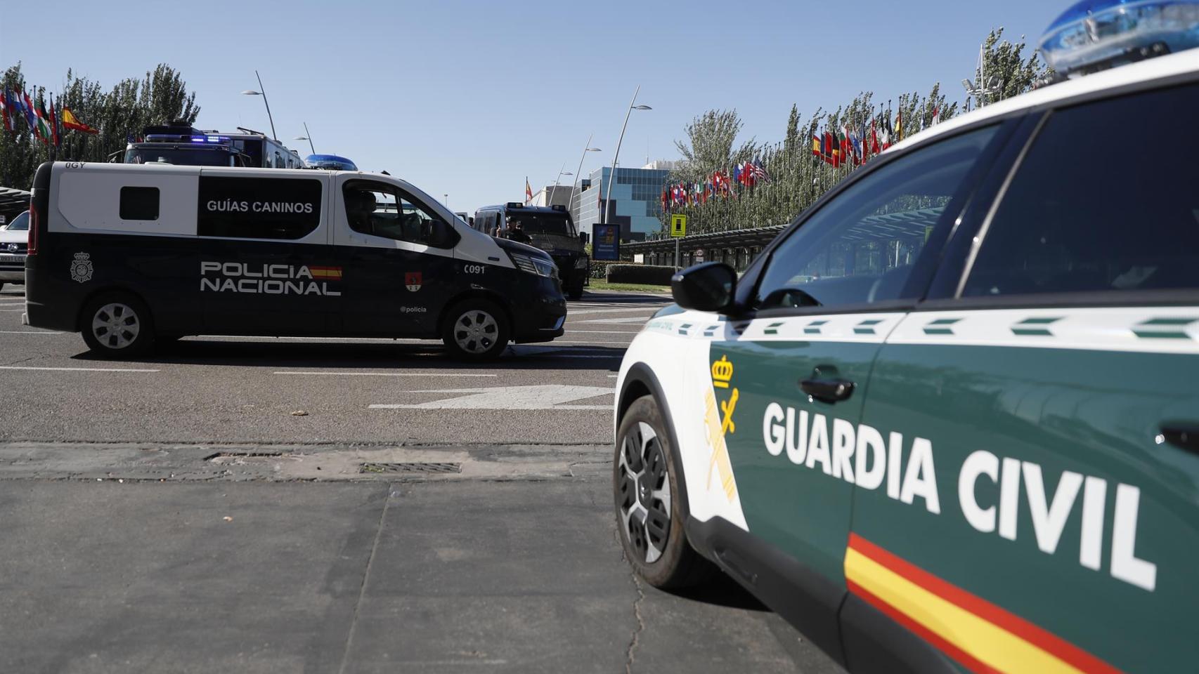 6.000 agentes de la Policía Nacional y 2.400 de la Guardia Civil blindan Madrid.