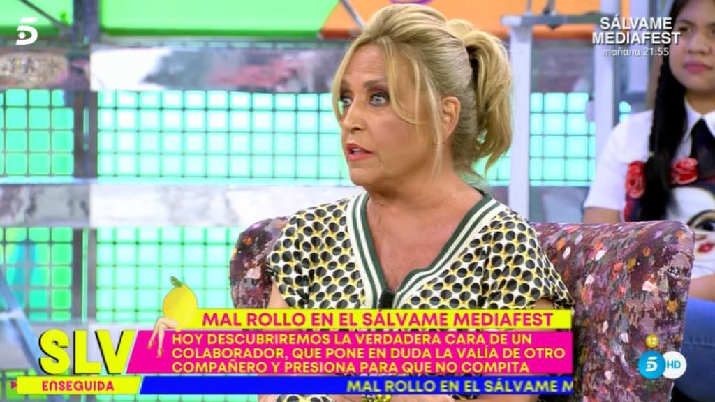 Lydia Lozano, contra Rocío Carrasco en 'Sálvame'.