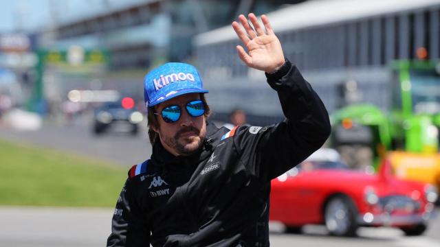 Fernando Alonso, durante el Gran Premio de Canadá 2022