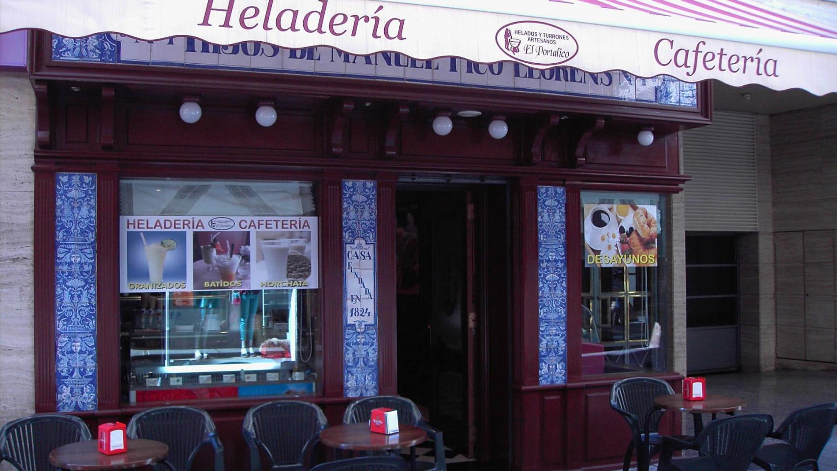 Foto: Heladería El Portalico de Albacete.